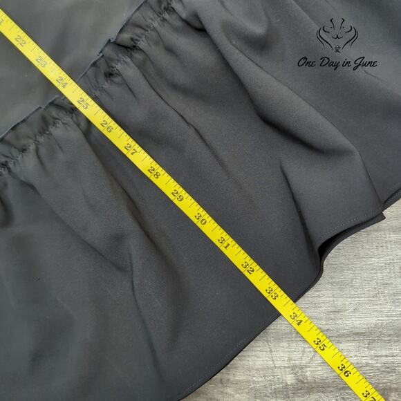 Loft Petite Ruffle Cap Sleeve Mini Dress Size SP - Picture 6 of 7